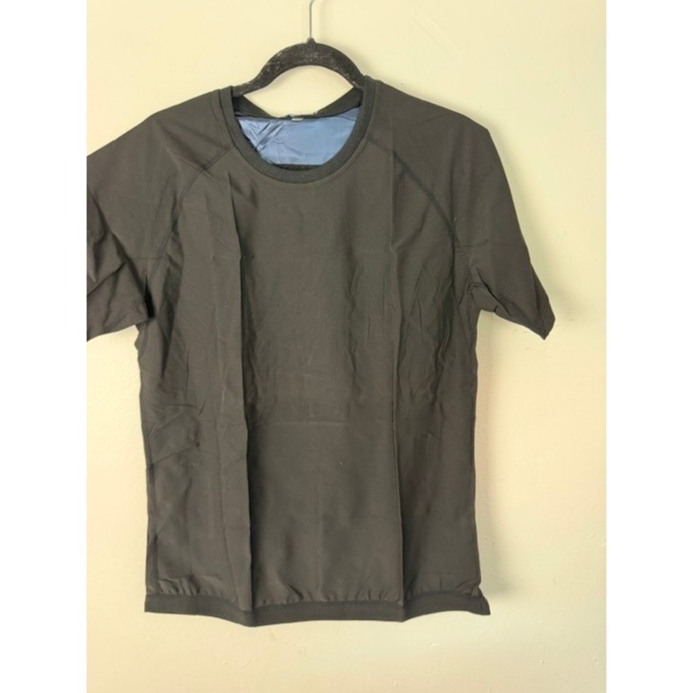 Fuxert Mens Short Sleeve Sauna shirt Black XL NWT